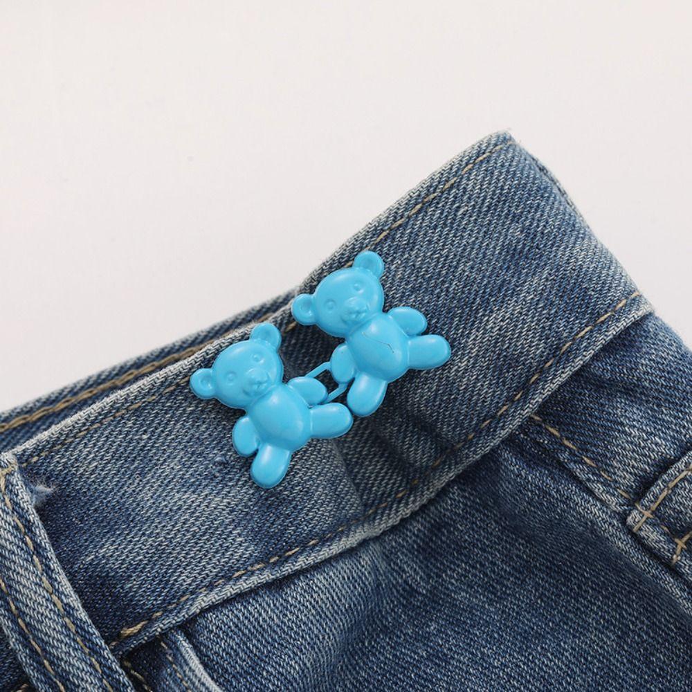 Button Clasps Jean Fit Tighten Buckles Colorful Jean Buttons for Loose Jeans  Waist Accessories