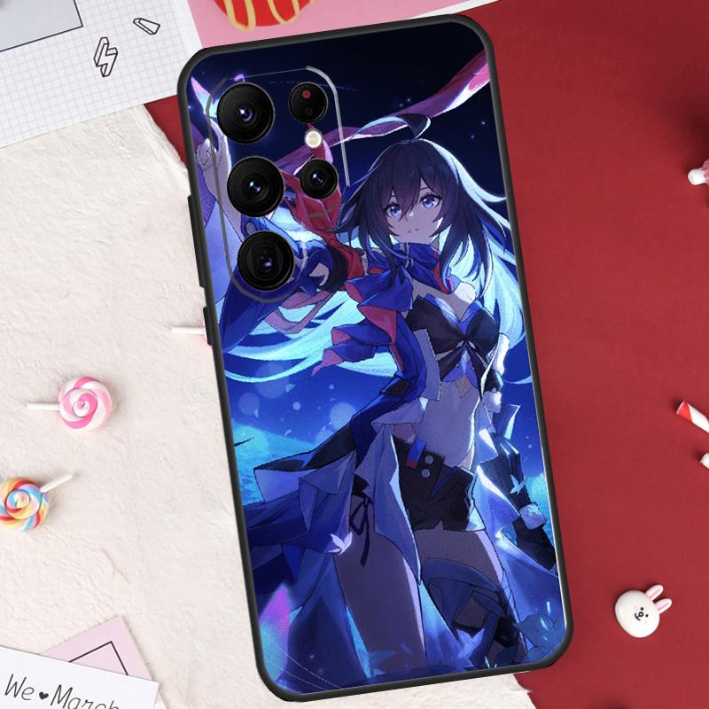 Чехол Honkai Star Rail с персонажем Зеле для Samsung Galaxy S24 FE S20 FE S21 S22 S23 S25 S26 Ultra S10 Plus S25 FE Защитный корпус