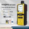 Portable 4-in-1 Gas Detector: Pump-Suction Combustible, Hydrogen Sulfide, Nitrogen, and Oxygen Detection