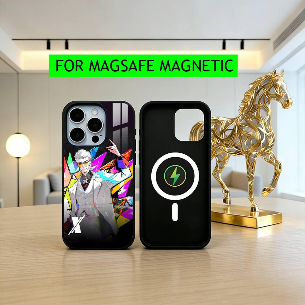 КРУТОЙ МУЖЧИНА Чехол для телефона T-to B-be H-hero X-es Для iPhone17,16,15,14,13,12,11 Plus,Pro Магнитный с Magsafe Беспроводная зарядка