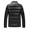 Winter Genuine Leather Down Jacket Men's Short Sheepskin Jacket Plus Velvet Thickened Warm High-end Down Jacket Jacket
