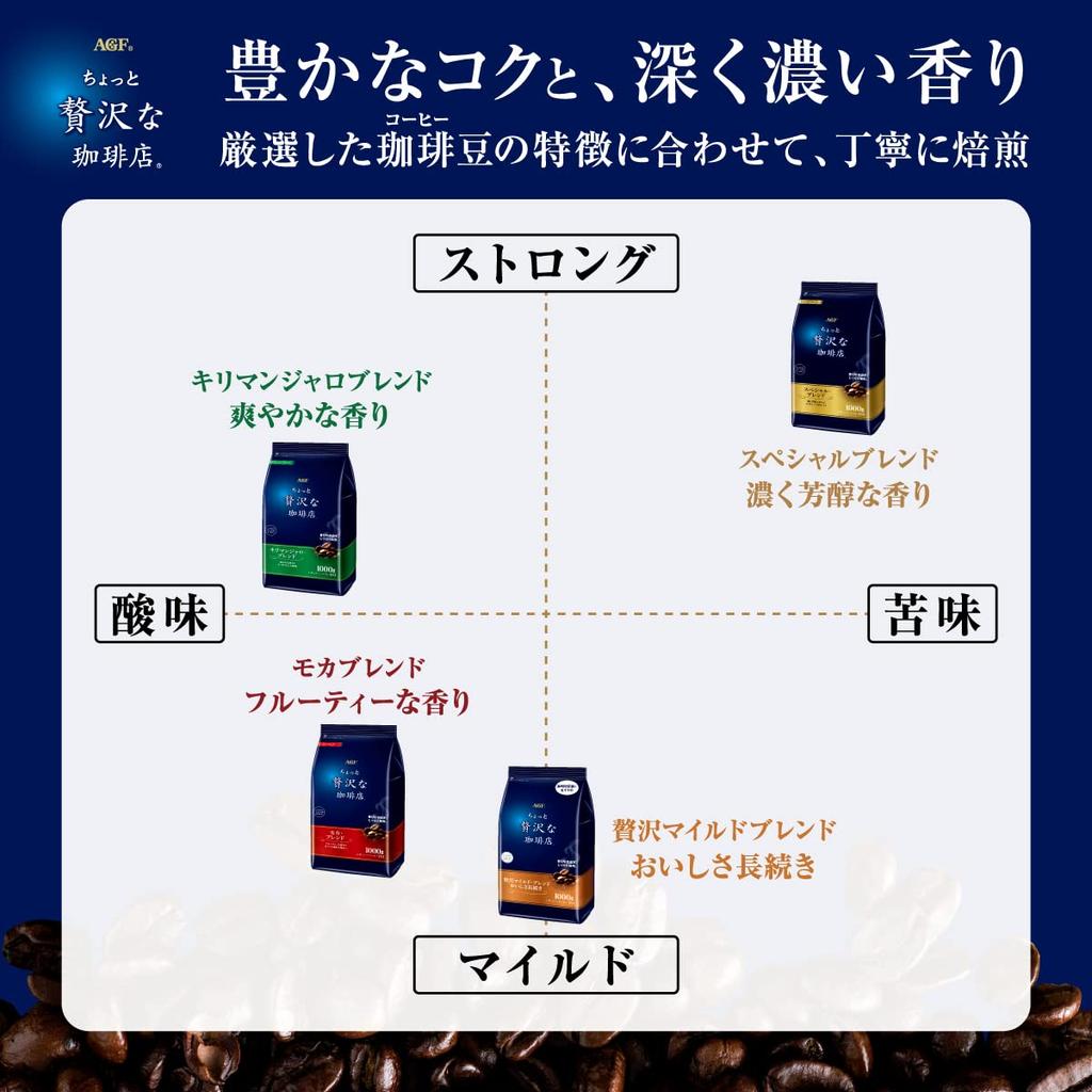 AGF A Little Luxury Coffee Shop Обычный кофе Специальный бленд [Молотый кофе] 1000г (х 1)