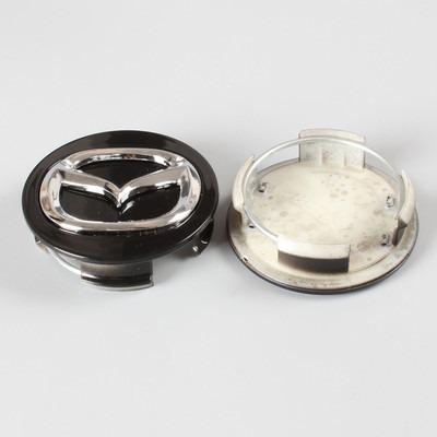 4pc 56mm 3D Car Badge Wheel Center Cover Hub Cap Stickers For Mazda Speed MS 2 3 5 6 7 323 RX8 Axela Atenza CX-3 CX-4 CX-5 CX-8D FF20