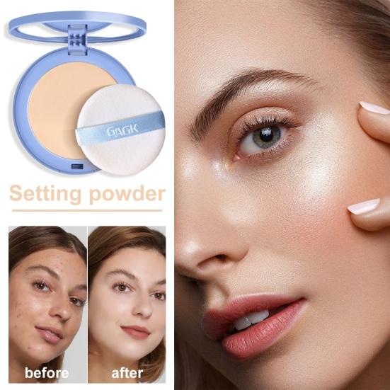 10 г матовая прессованная пудра с контролем жирности, натуральная, долговечная, водостойкая, без блеска, легкая, для женщин и девочек, для макияжа, для маскировки лица, пудра