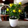 Artificial Lemon Tree Artificial Potted Flowers False Plant