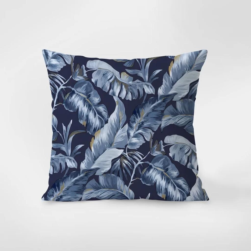 Синяя винтажная цветочная наволочка, украшение для общежития, офиса, гостиной, дивана, дома, 40x40см 50x50 45x45