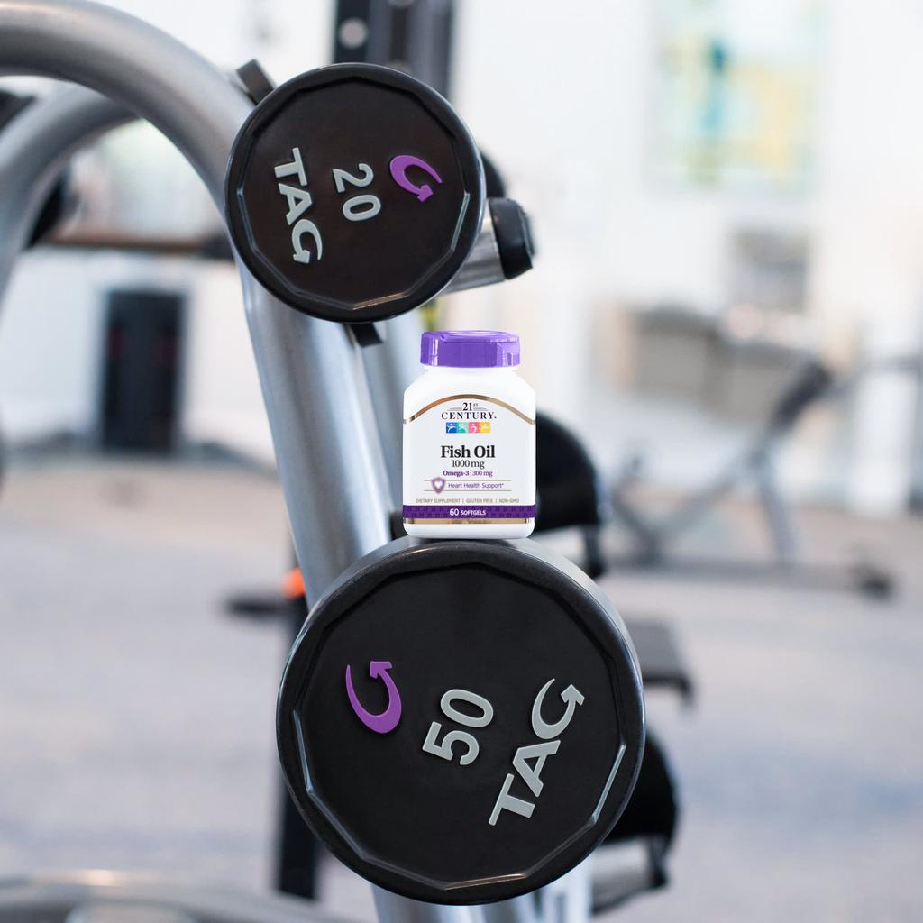 21st Century Fish Oil, 1000 Mg, 60 Softgels