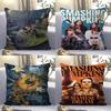 Подушка с персонализацией группы The Smashing Pumpkins, наволочка для спальни, детской вечеринки, подарок на день рождения для детей
