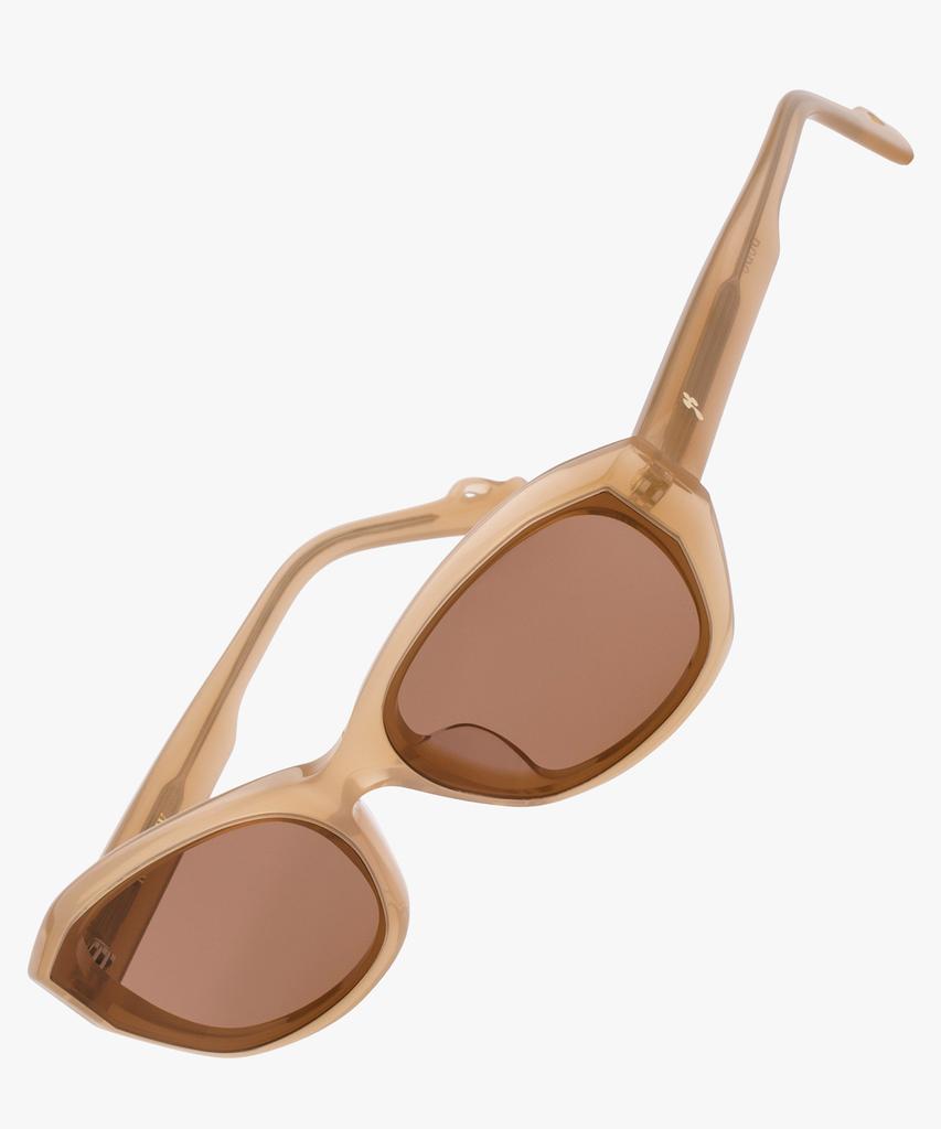Солнцезащитные очки Likkeullou Rc Acetate Dudu Бежевые