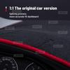 Для CHERY TIGGO 4 PRO 2024 2025 RHD Автомобильный коврик на приборную панель Анти-УФ чехол на приборную панель Коврик на приборную панель Козырек Ковер Защитные аксессуары