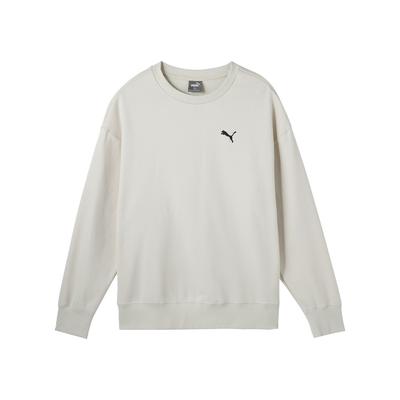 Puma Свитшот Essential Crew Neck с длинным рукавом, унисекс, цвет «Белый снег» 632292-87