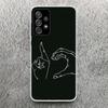 Middle Finger Print Soft Case for Samsung Galaxy A52 A51 A50 A42 A32 A22 A12 Phone Shell A41 A31 A21S 71 A30S A20S A10S A40