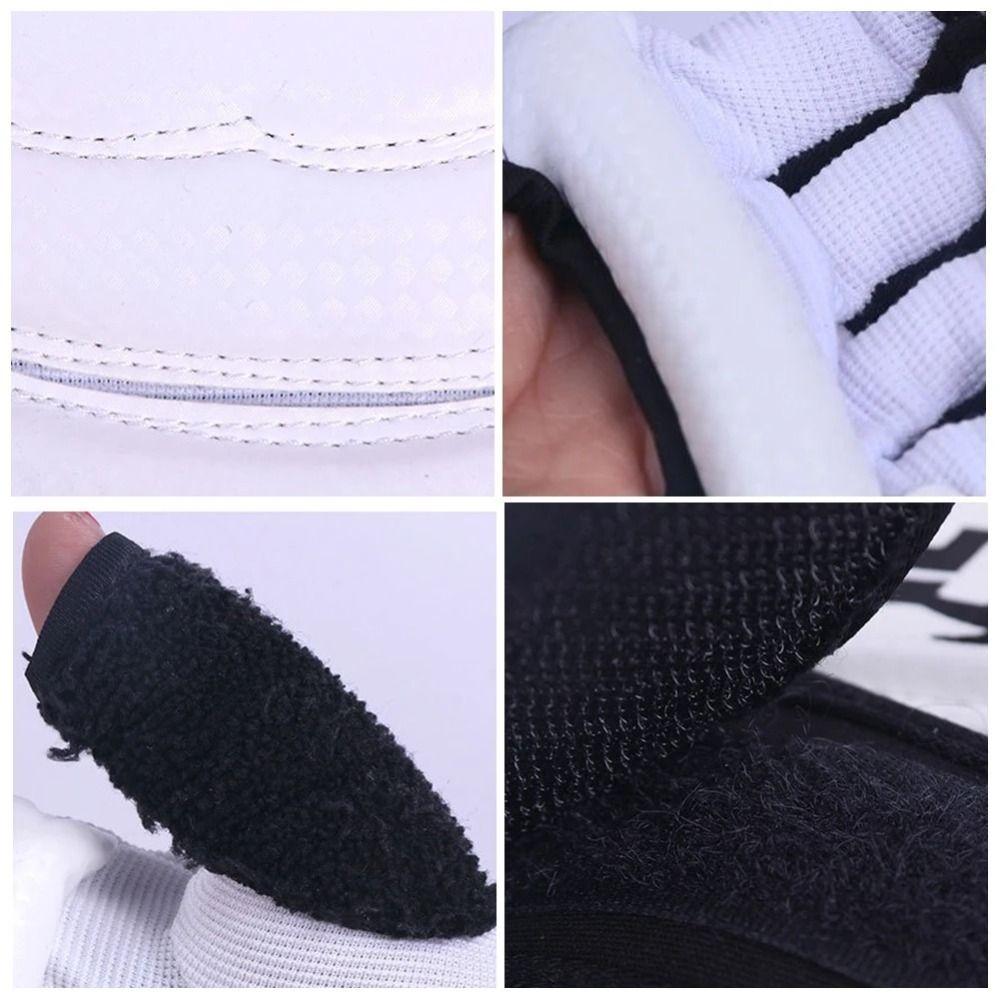 Перчатки из искусственной кожи для тхэквондо, защита ног, боксерская груша, тренировочные перчатки для взрослых и детей