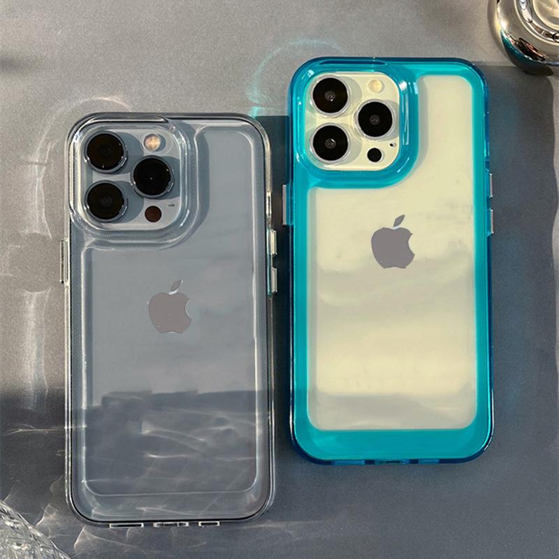 Полностью прозрачный акриловый противоударный чехол для телефона Iphone 14 12 11 13 Pro Max Mini Xr X Xs 7 8 Plus