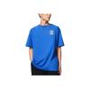 Li Ning Boring Ape Trend Sports Club Пекин Ограниченная Серия Футболка с Принтом Логотипа на Спине Круглый Вырез Короткий Рукав Унисекс Футболка Синяя AHSSE83-2