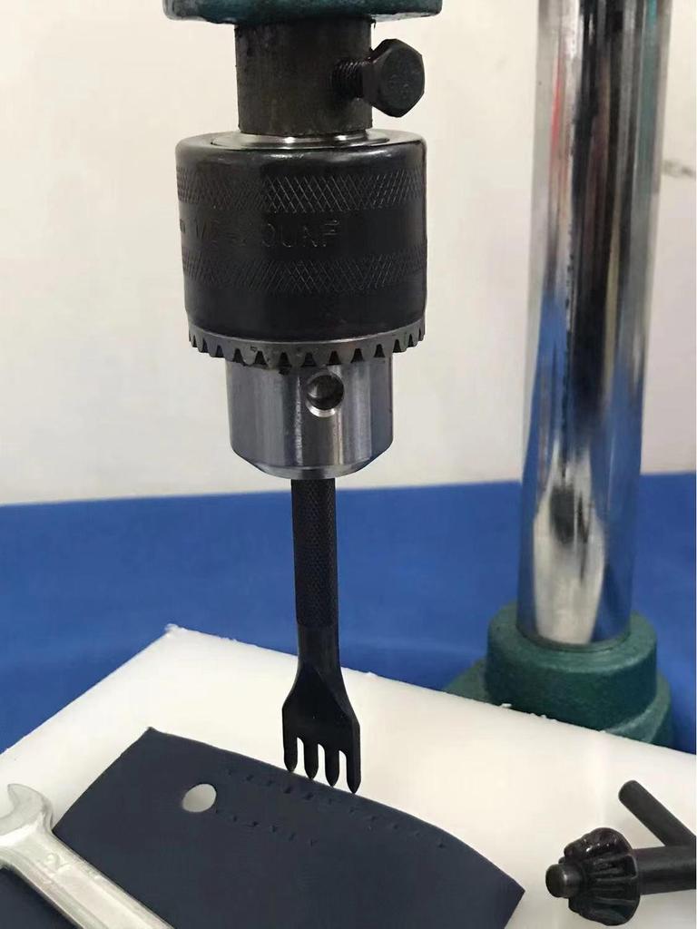 Бесшумный ручной станок для резки кожи с алмазным и круглым шилом для сборки малого ручного пресса