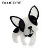 Handmade Custom Acrylic Cartoon Dog Brooches For Women Animal Party Causal Brooch Safety Pins Jewelry Accessories Gifts