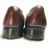 60s-70s Vintage Leather U-Tip Business Shoes Size 9D 26.5-27.0 Brown USA Made(USED)
