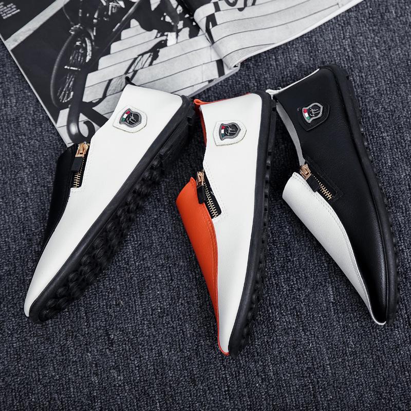 Peas Shoes Men's Tide Shoes A Pedal Lazy Leisure Men's Shoes