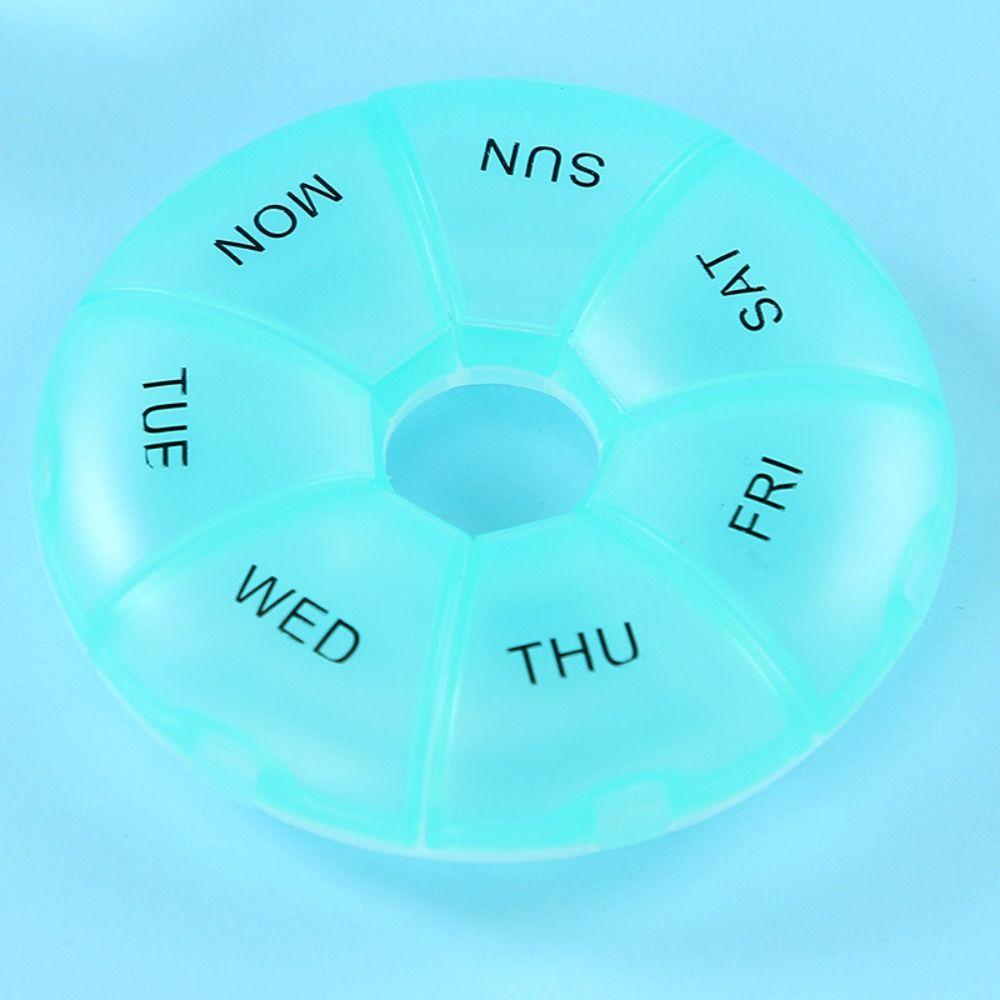 Водонепроницаемая еженедельная таблетница на 7 дней, еженедельная, портативная, дорожный контейнер для таблеток, красочная, удобная, мини-таблетница для путешествий