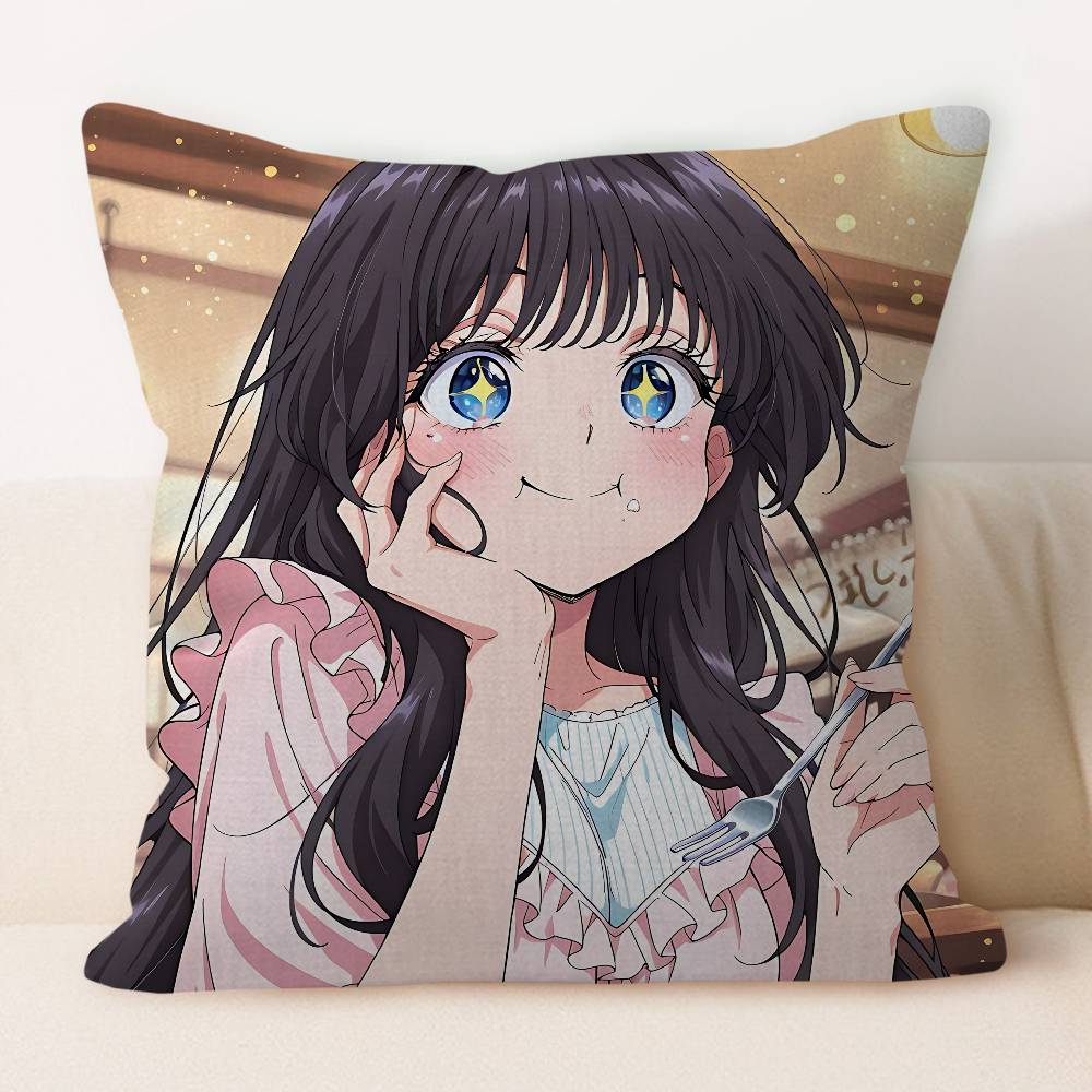 Новые наволочки для подушек K-Kaoruko Waguri, мультяшные, декоративные для дивана, для дома, с двусторонней печатью, из короткого плюша, милые наволочки для подушек