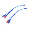 Mp3 Audio Rca Y Splitter Мужской и женский кабель-адаптер для автомобильного усилителя Aux