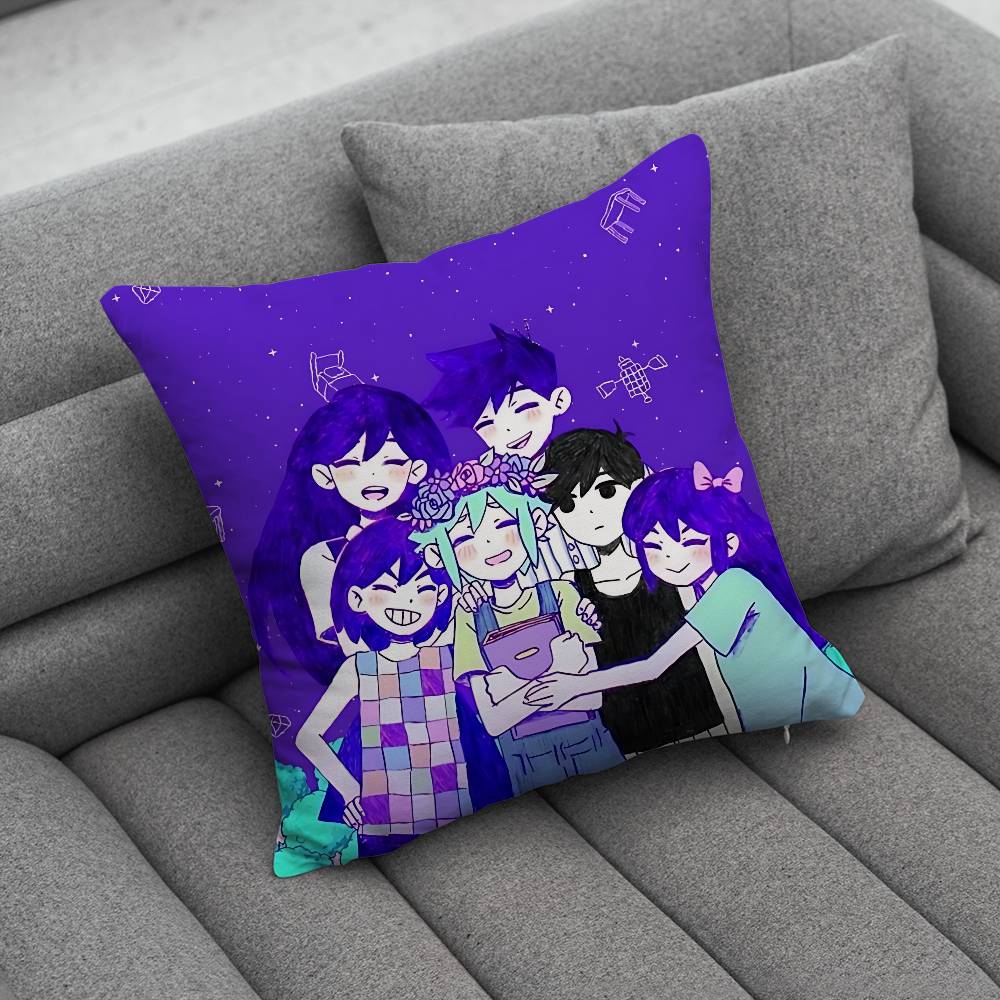 RPG Omori Cartoon pillowcase casual style decoration suitable for home decoration excluding pillow core