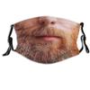 Facial Expression Funny Printed Mask Personality Party Cosplay Mask  Cycling