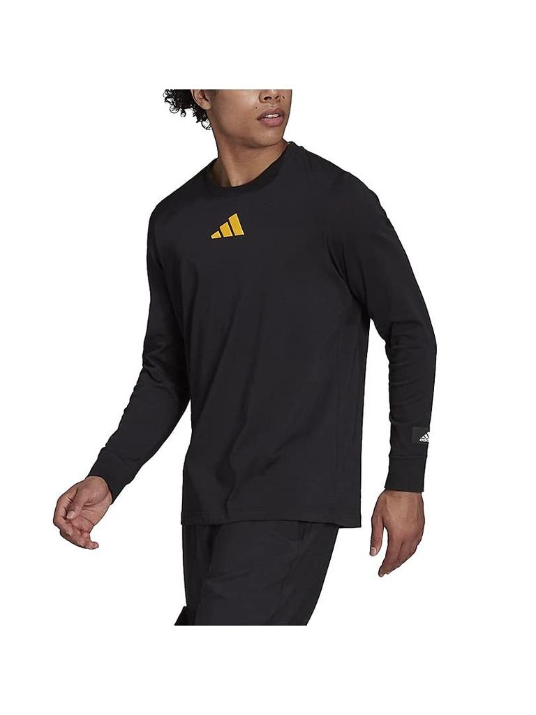Adidas Long Sleeve Graphic Black Size L Men's T-Shirt JES37, (GU3635),