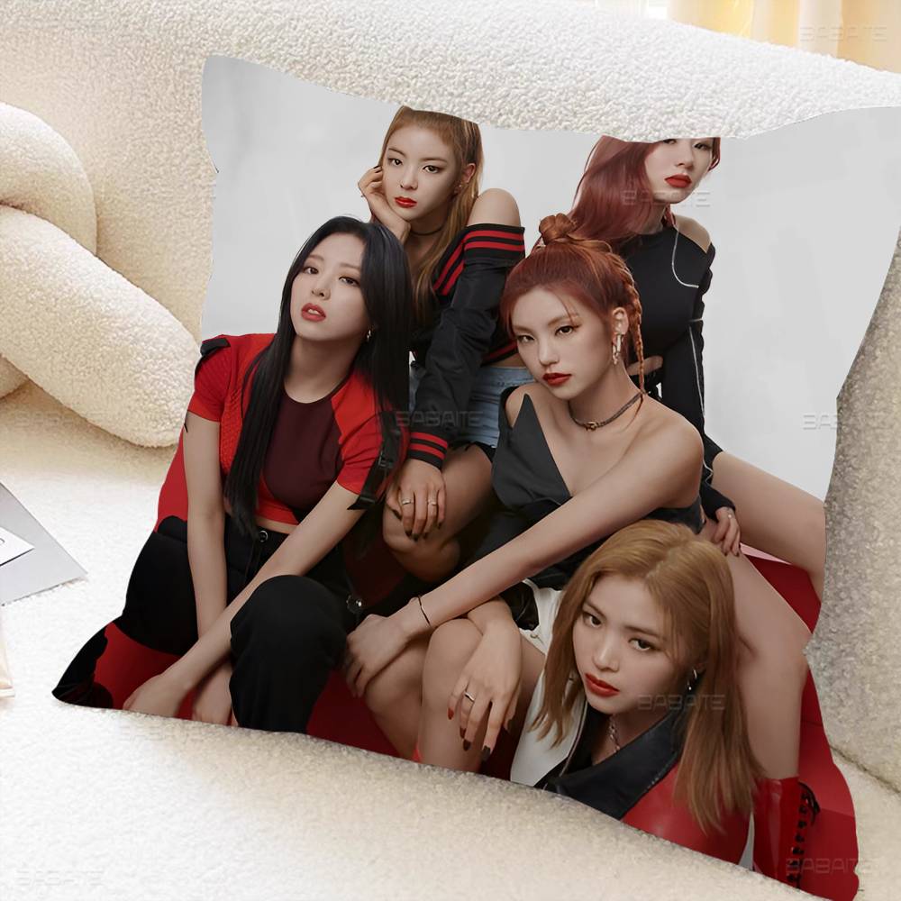 K-pop Стиль Группа Itzy Наволочка Подушка Обивка Диван Декоративная Подушка Домашний Декор Наволочка