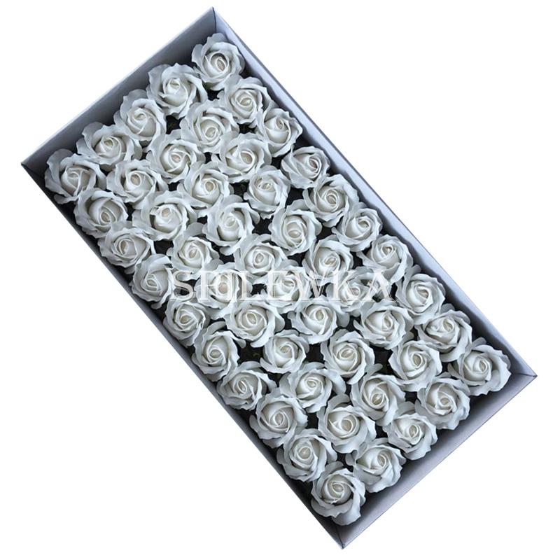 Spilewka 3-Layer Rose with Curly Petals Fake Flowers Heads Wedding DIY Gift Box Valentine's Day Home Decor Artificial Flower