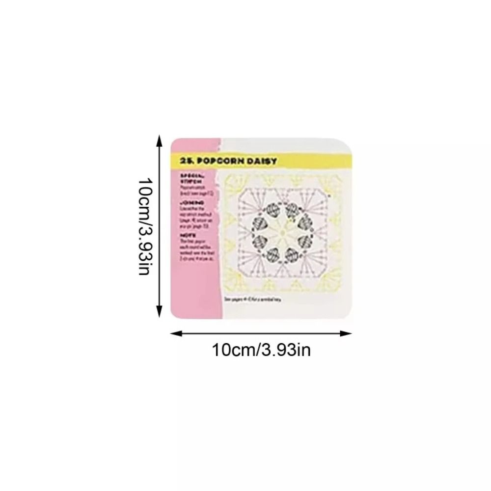 50 шт./коробка микс совпадений дизайнов колода карт бабушкин квадрат швейные принадлежности