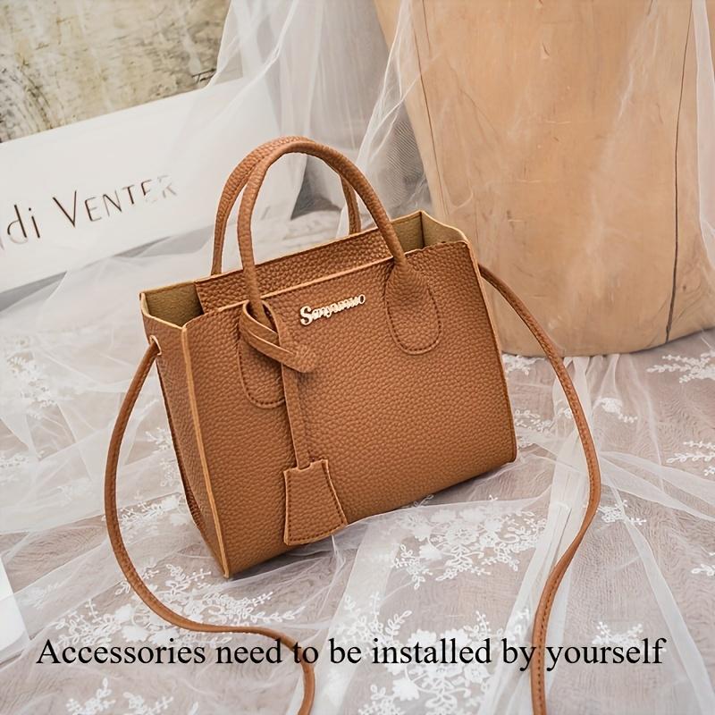 1 шт. Элегантная женская полосатая сумка с регулируемым плечевым ремнем и застежкой-молнией, для повседневного и профессионального использования, кошелек для ежедневного использования