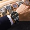 POEDAGAR Business Quartz Men Watch Waterproof Date Week Luminous Man Wristwatch Stainless Steel Fashion Men's Watches Reloj Gift