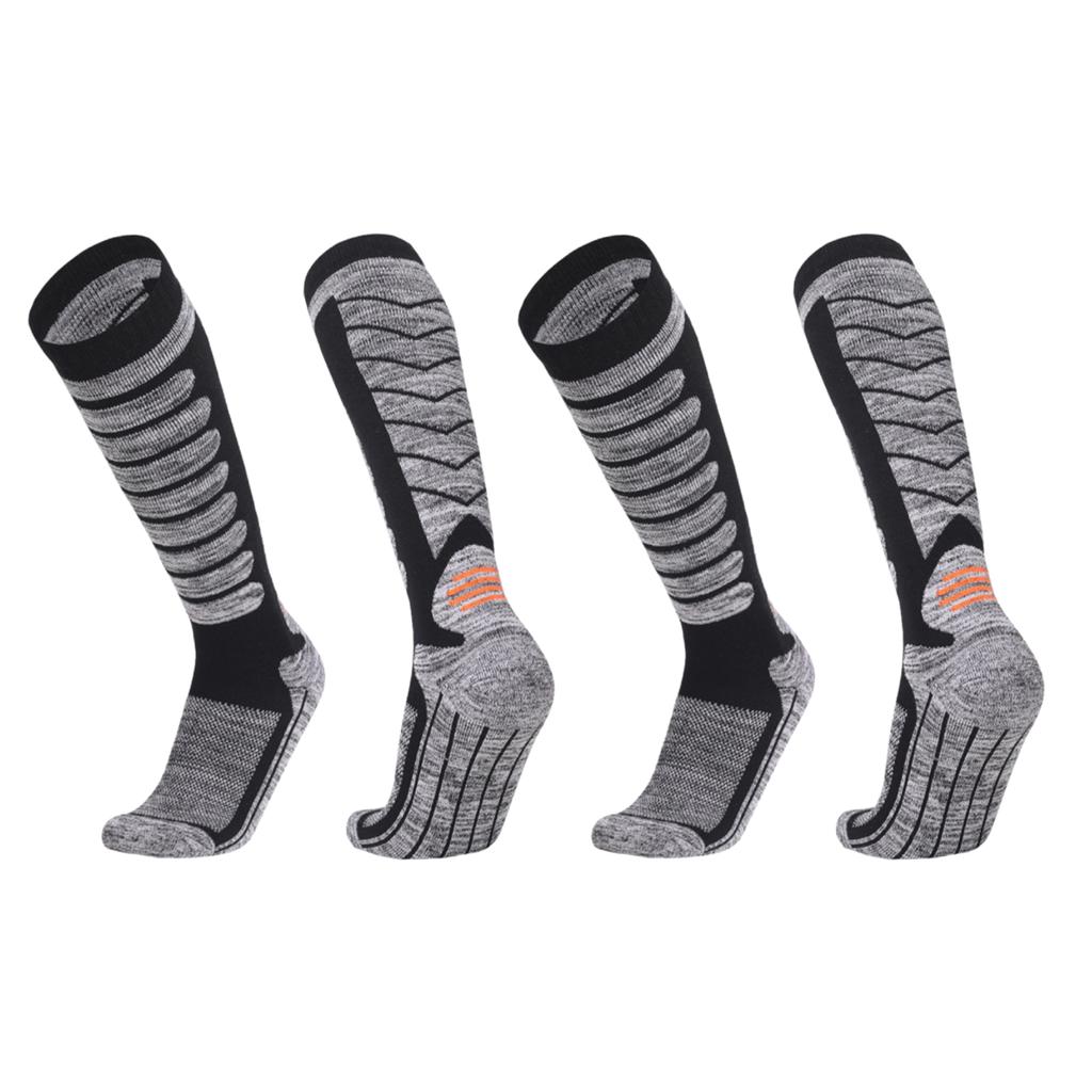 Длинные лыжные носки для зимних видов спорта, катания на лыжах и сноуборде, походные носки