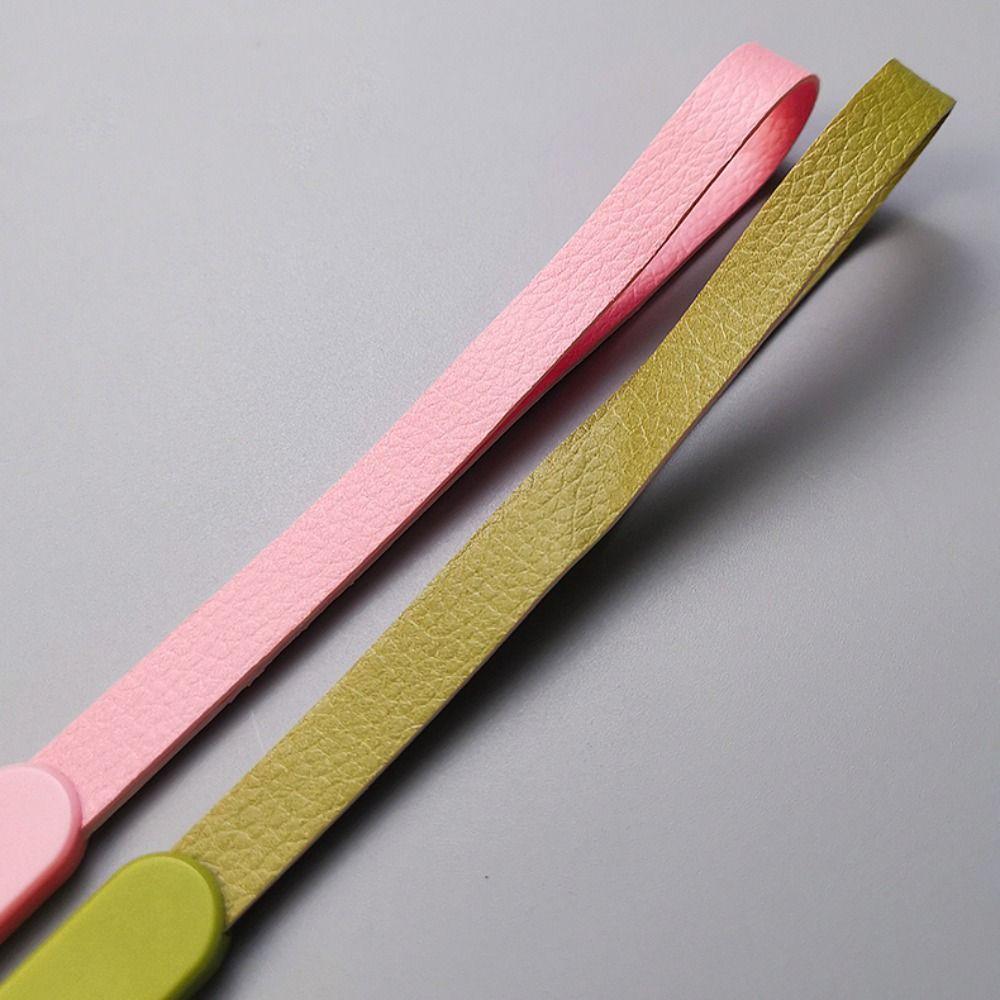 Short Simple Leather Short Wrist Strap Short Phone Anti Lose Strap Camera String Holders