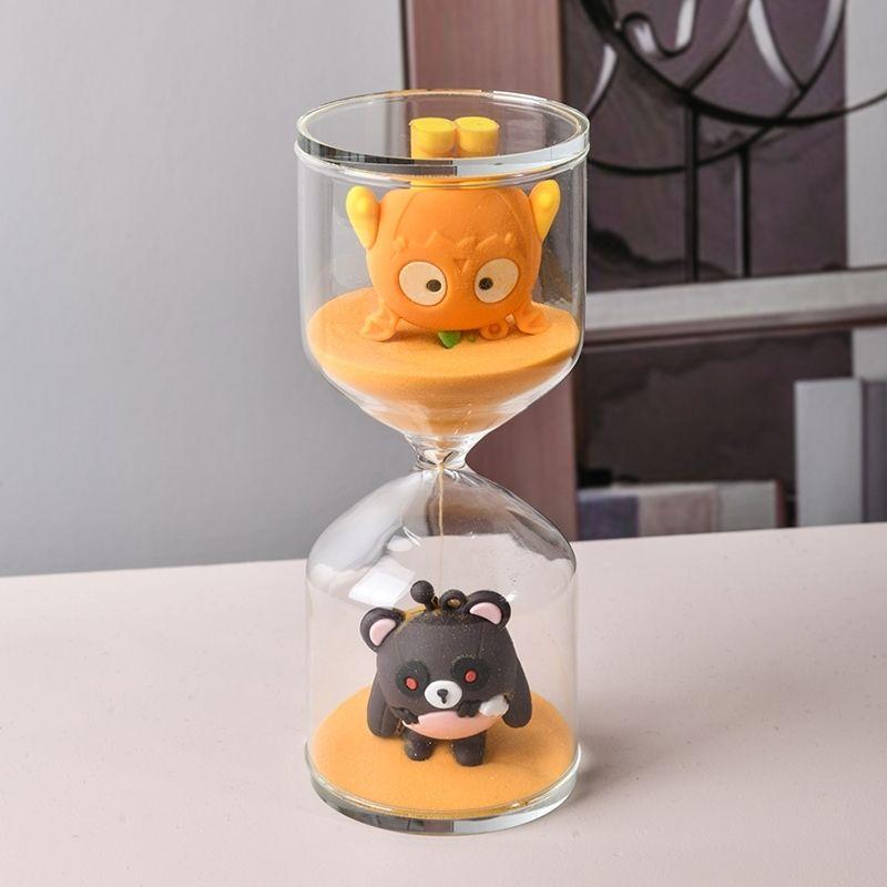 Яйцо для вечеринки Медвежонок Песочные часы Украшения для дома Мультфильм Дети Таймер 5/15/30/45 минут Время Простой Зыбучий песок