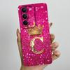 Чехол из жидкого силикона для Realme P3 Lite 4G RMX5300 Корона Первоначальные буквы Чехол для пары Телефона Ударопрочный Мягкая задняя крышка из ТПУ Fundas