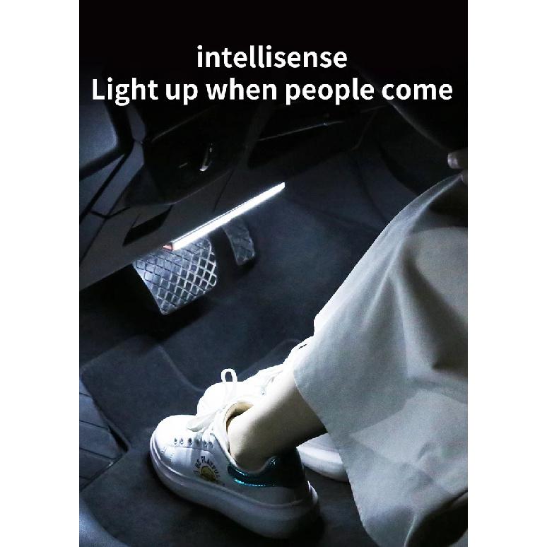 Automatic sensing ambient light for car trunk, LED small light inside the car, wiring free decoration, wireless lighting