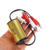 2×RCA Male 2×RCA Female Авто Аудио Фильтр Подавитель Шумов Заземляющий Контур Lsolator Для Автомобиля И Домашней Стереосистемы