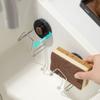 Quick Drying Suction Cup Sponge Holder Stainless Steel Cutting Board Storage Rack  Bathroom