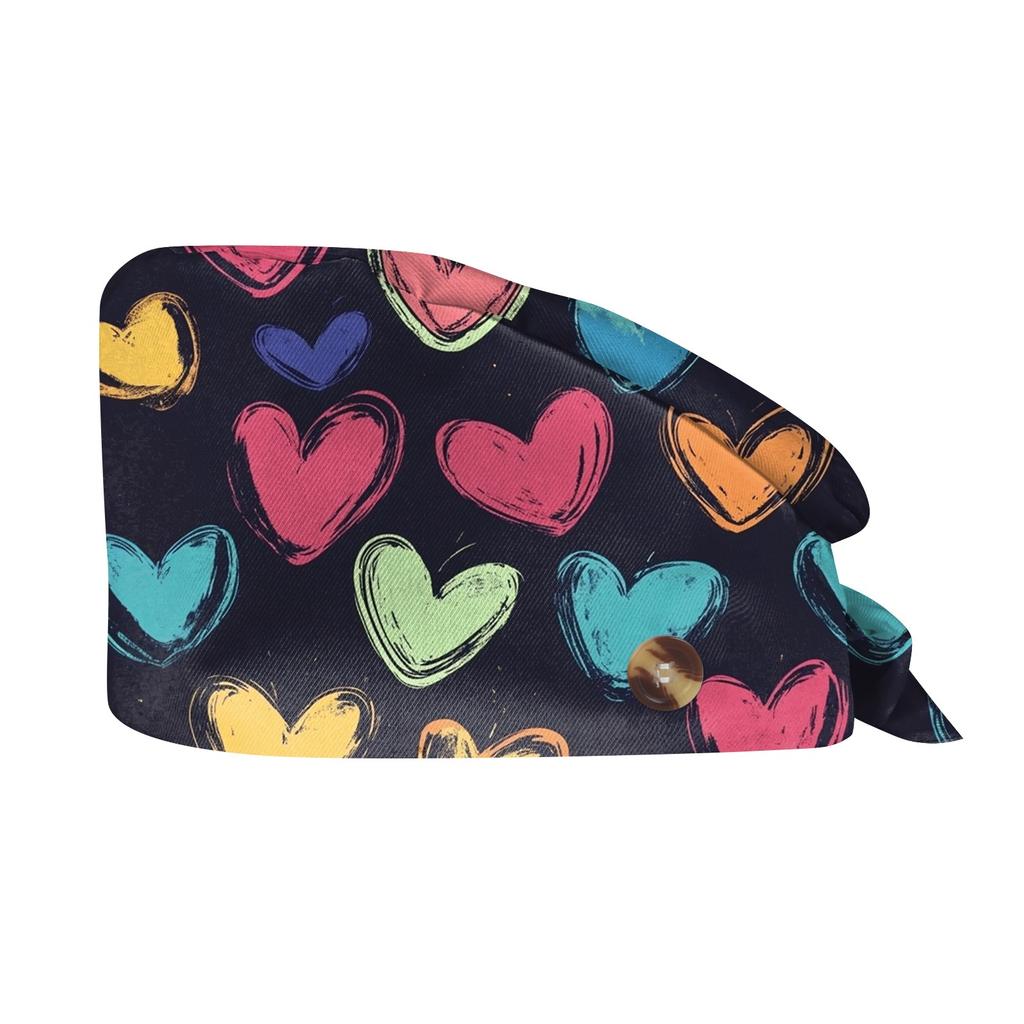 Модная шляпа с принтом ко Дню святого Валентина, повседневная, стираная, кепка-мешок