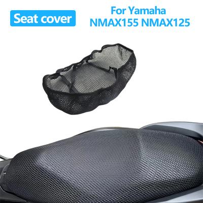 Для Yamaha NMAX155 NMAX125 NMAX N-MAX 155 125 Мотоциклетный чехол на сиденье 3D сетчатая ткань Сиденье Нескользящий Дышащий Защитный Подушка