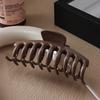 Soft Silicone Shark Hair Claw Clip, Flexible Anti-Collision Back Head Hair Barrette, Shock Resistant Gentle Hair Grip