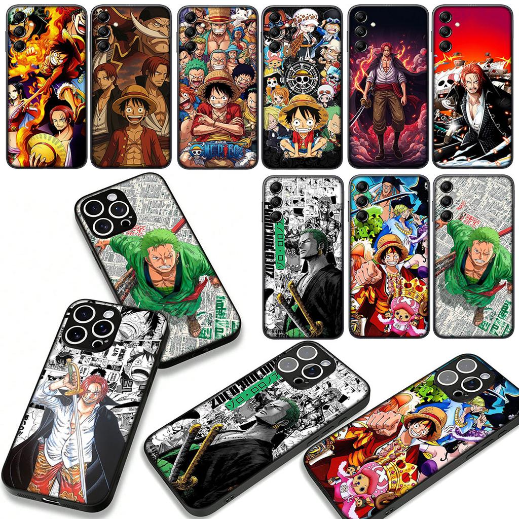 ONE Shanks PIECES Luffy Zoro Cover Phone Case for Apple iPhone 17 16 15 11 Pro XS Max XR 6 7 8 Plus + SE 2020 5 16E
