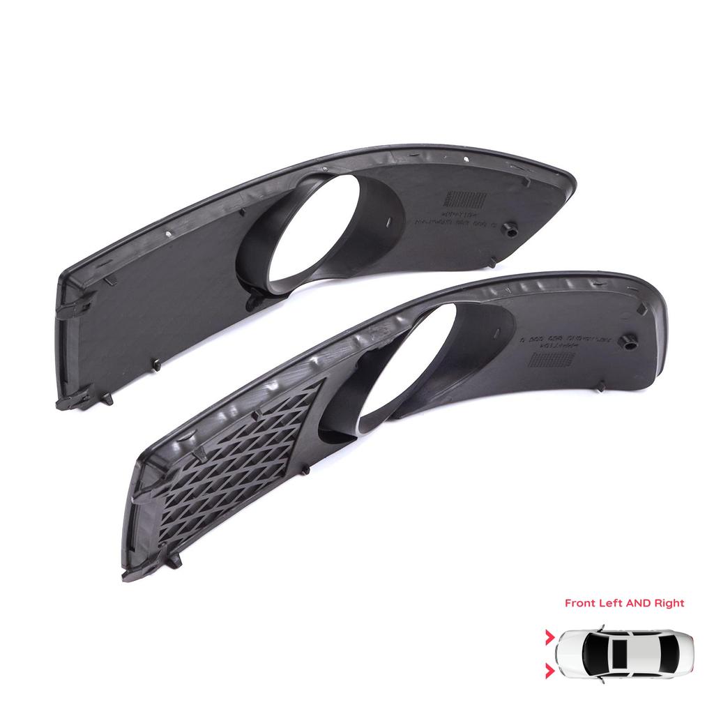 BSP1189 Front Bumper Fog Light Frame Housing Left Right for VW Polo MK3 6N2 1999-2001 Facelift 6N0853665C 6N0853666C