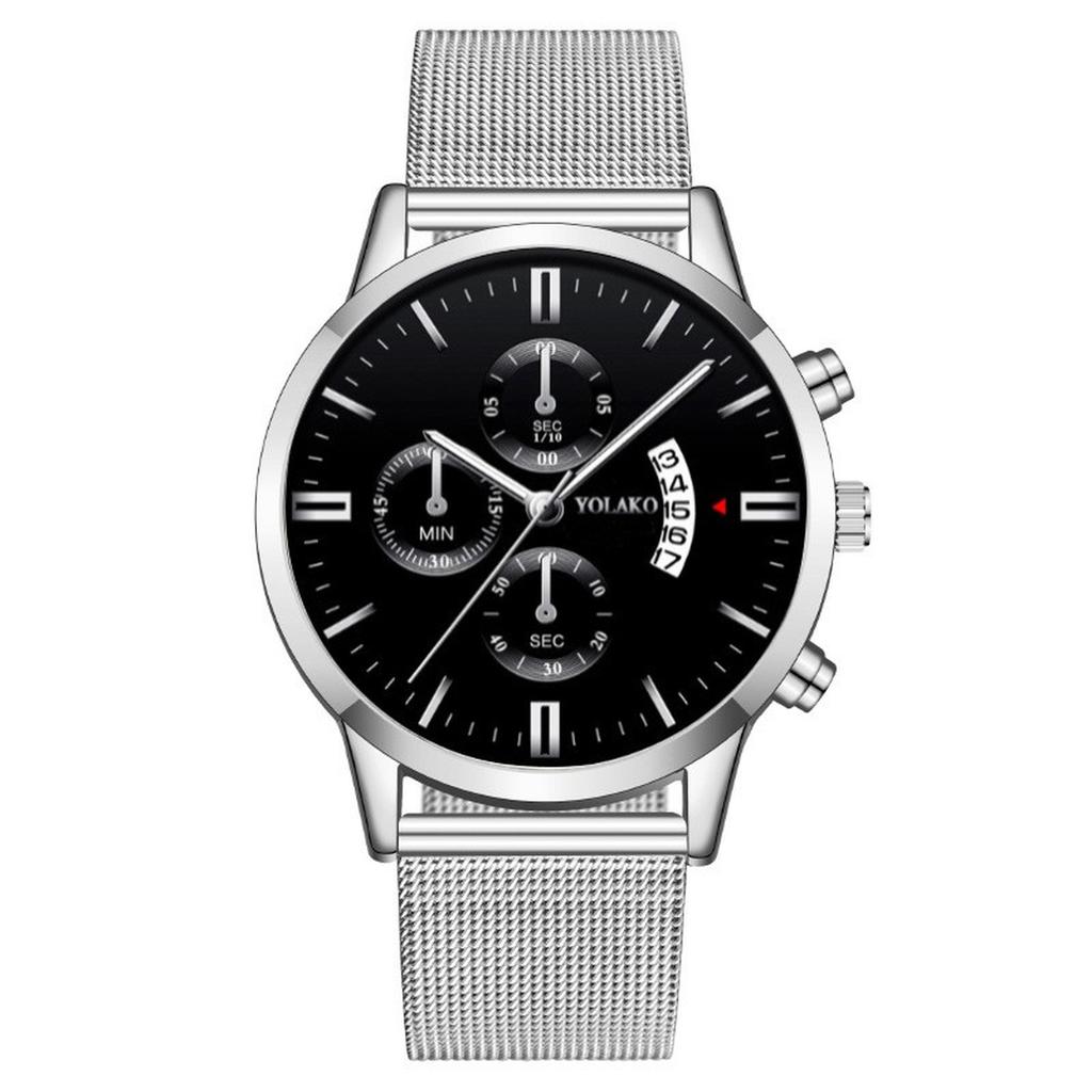 Mens Leather Business Fashion Watch Strap Watch For Gift Giving