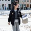 Пуховики Женские Короткие Свободные Утепленные С Капюшоном Хлопковые Куртки Корейская Версия Куртки-Пончики