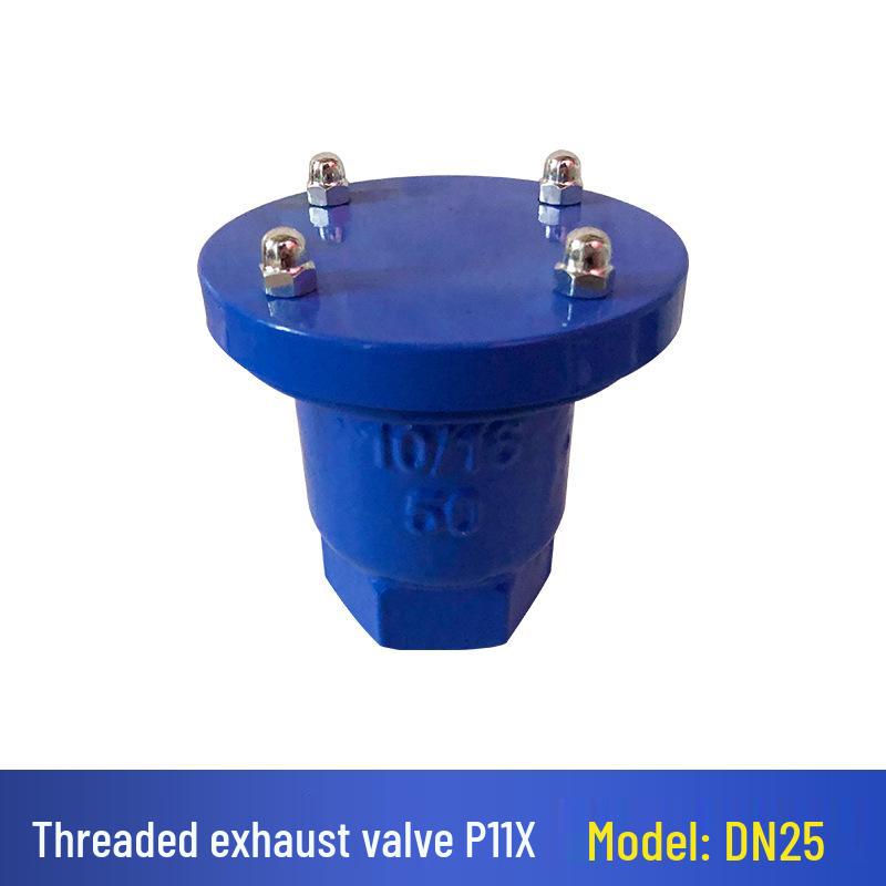 P41X Flange Exhaust Valve, P11X Quick-Threaded Tap Water Pipe, Single Port Auto Exhaust Valve