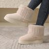 Women's Boots Winter Plush Warm Snow Boots Fluffy Mid-calf Casual Cotton Shoes for Women Anti Slip Platform Boots Botas De Mujer